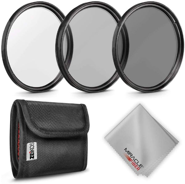 Zeikos | Neutral Density Professional Photography Filter Set (ND2 ND4 ND8) - iHip