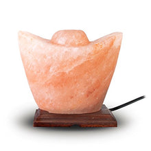 Load image into Gallery viewer, Natural Himalayan Pink Salt Lamp Unique Ingot Shape
