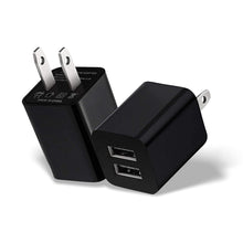 Load image into Gallery viewer, iHip Dual USB 2.1AMP Wall Block Adapter Charger
