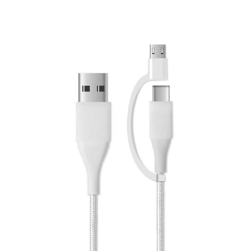 Mochic 6ft 2-1 Micro USB to Type C Cable