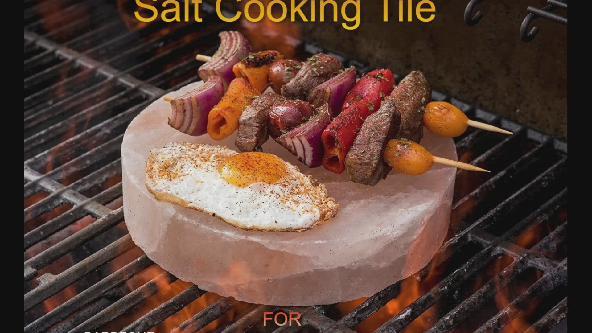 Natural Himalayan Salt Block Plate for Cooking, Grilling, Cutting