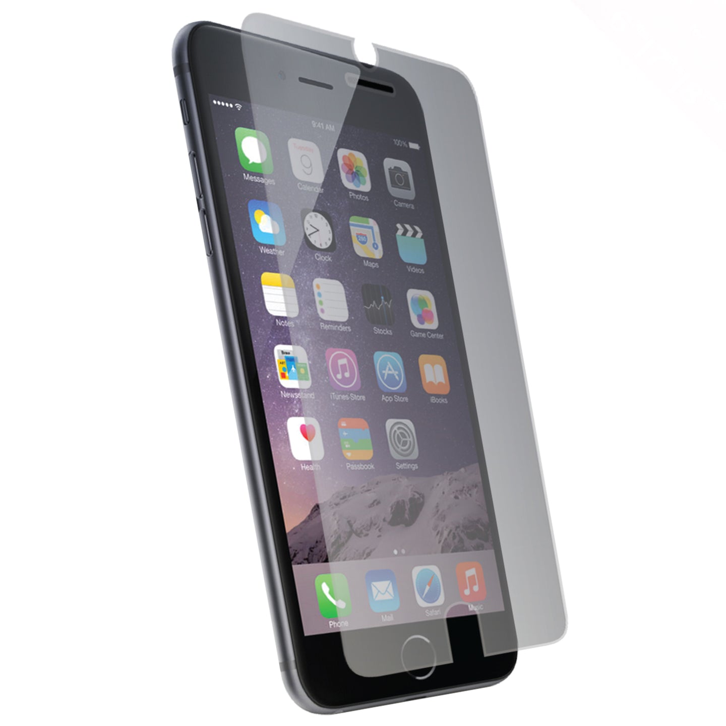 iHip iPhone 6+,7+,8+ Tempered Glass Screen Protector, Anti Scratch, Bubble Free, Shatter-Proof and HD clarity - iHip