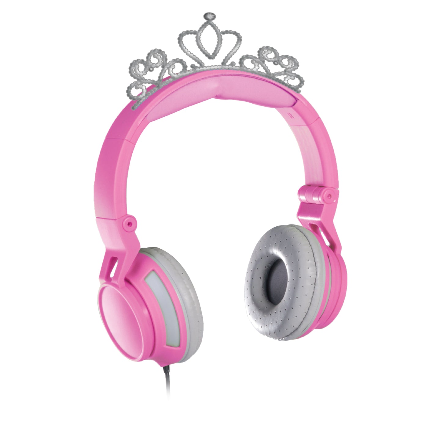 Gem Sound Tiara Pink On Ear Wired Headphones