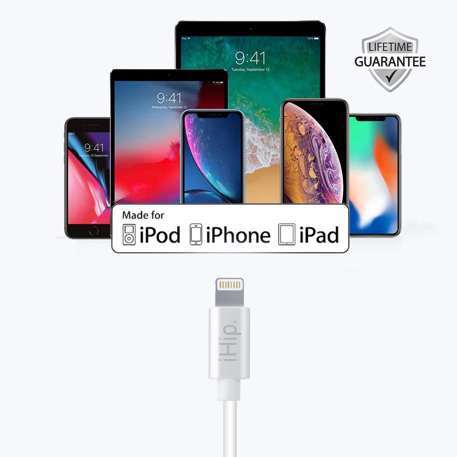 iHip 6ft Lightning Charging Cable for iPhone – iHip: Electronic Accessories